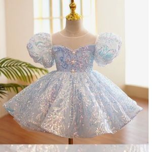 Mia Belle Girls Sparkle Cupcake Dress